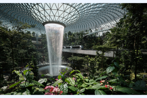 Changi airport wachtbeleving