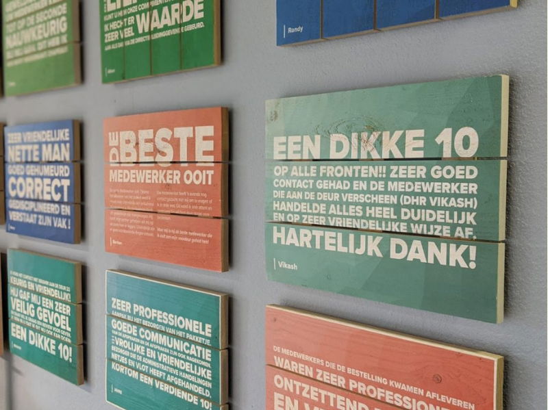 De klantgerichte organisatie - Buro Improof Compliment AMP groep - voorbeelden klantgerichte organisaties