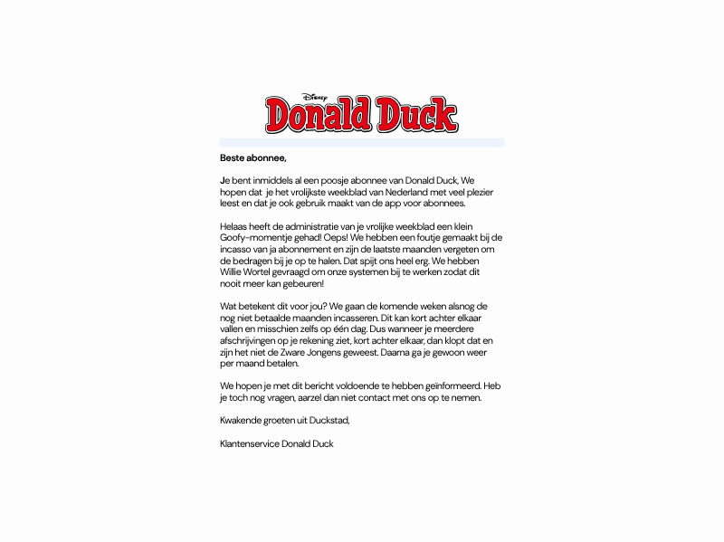 Dit kan jij leren van Donald Duck als het over storytelling gaat - Buro Improof Humor bij Donald Duck