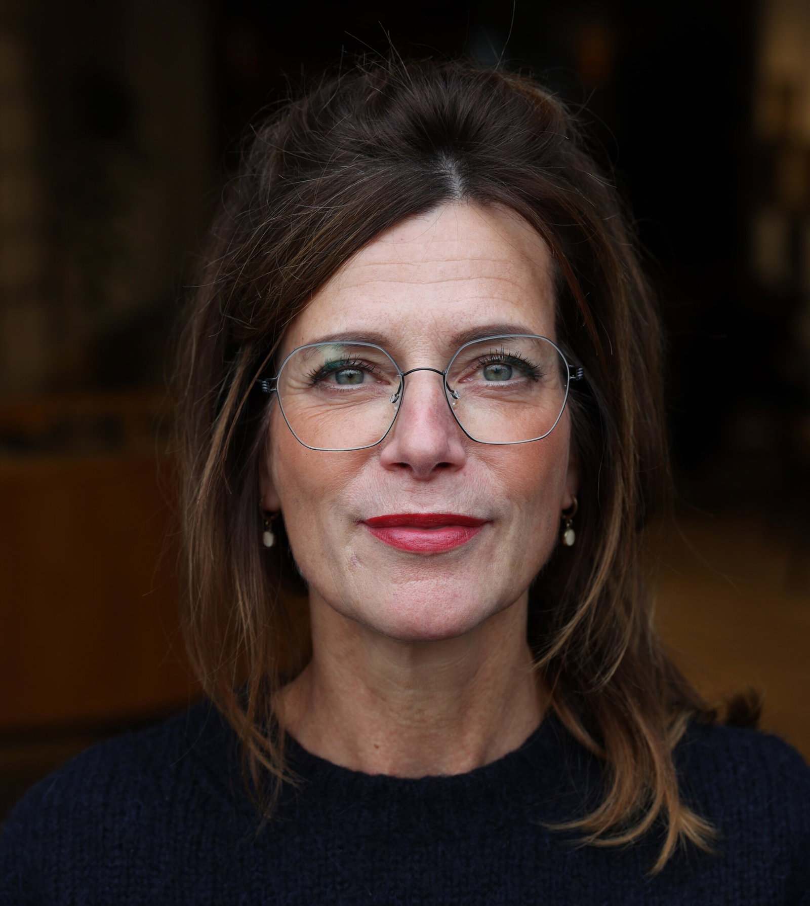 Model bij Brilstudio Soest