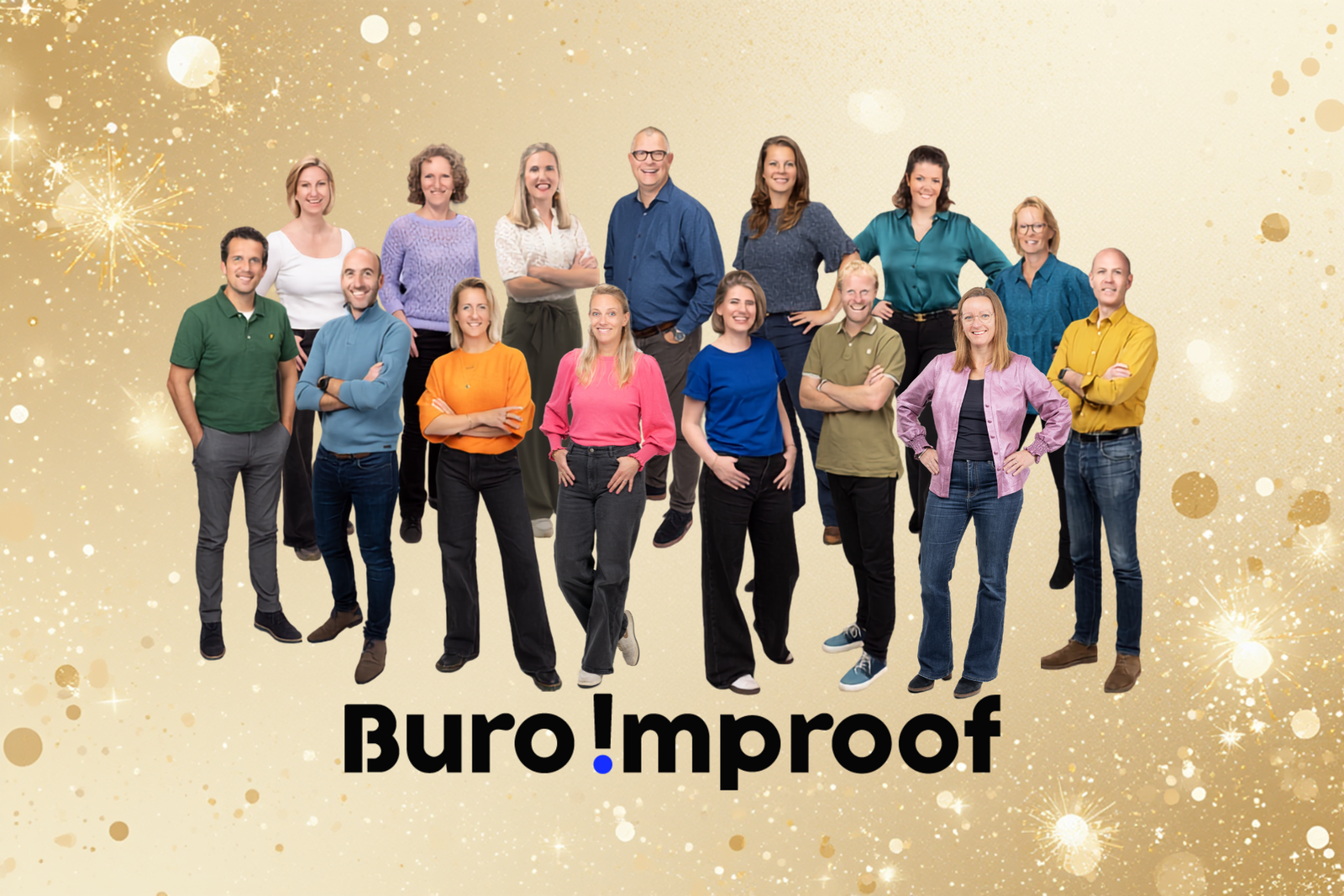 team van klantbelevers 10 jaar buro improof